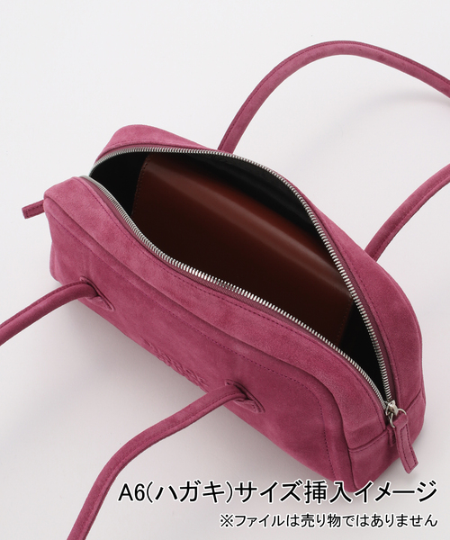 MARGE SHERWOOD(マージシャーウッド)の「【Geek Office / ギークオフィス】MARGESHERWOOD / SOFT BAGUETTE BAG(ハンドバッグ・レディース・チョコ/ブラウン/ネイビー/ピンク/ブラック/グリーン・FREE)」の14枚目の写真