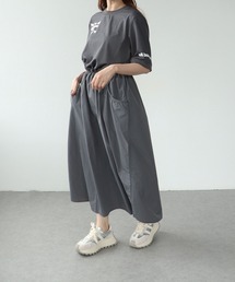 Cepica | 布帛切替ロゴカットワンピース(ワンピース)