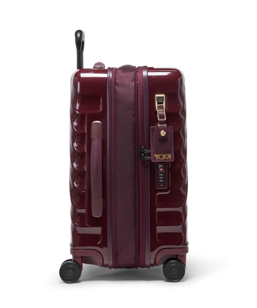 TUMI（トゥミ）の「19 DEGREE インターナショナル・エクスパンダブル・4ウィール・キャリーオン スーツケース（機内持ち込みサイズ） 1泊～3泊程度（スーツケース/キャリーバッグ・レディース・ワイン・FREE）」の5枚目の写真