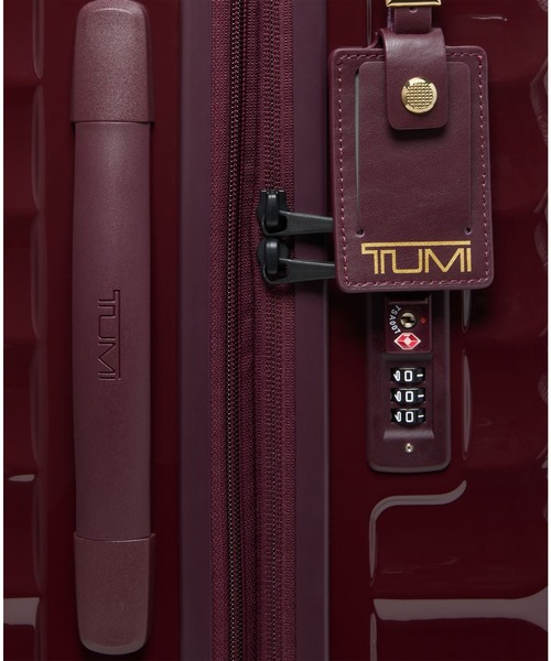TUMI（トゥミ）の「19 DEGREE インターナショナル・エクスパンダブル・4ウィール・キャリーオン スーツケース（機内持ち込みサイズ） 1泊～3泊程度（スーツケース/キャリーバッグ・レディース・ワイン・FREE）」の7枚目の写真