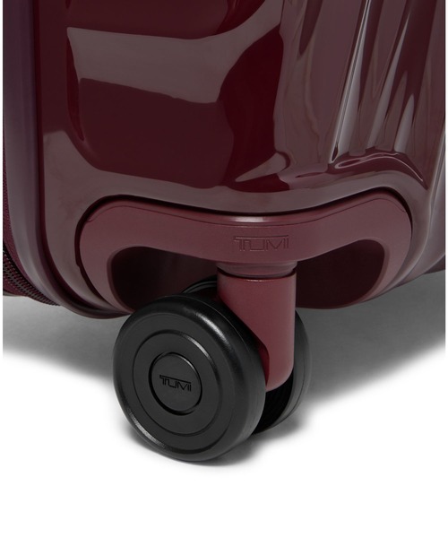 TUMI（トゥミ）の「19 DEGREE インターナショナル・エクスパンダブル・4ウィール・キャリーオン スーツケース（機内持ち込みサイズ） 1泊～3泊程度（スーツケース/キャリーバッグ・レディース・ワイン・FREE）」の9枚目の写真
