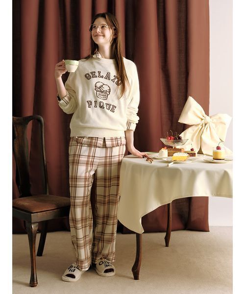 gelato pique（ジェラートピケ）の「トレンドチェック柄ロング