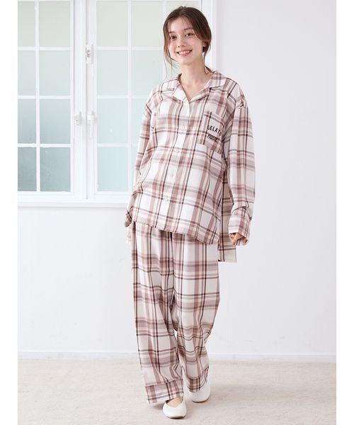 正規品♡リサイクルジェラート&チェックロングパンツ♡ピンク 正規品♡リサイクルジェラート&チェックロングパンツ♡ピンク