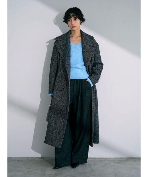 LAGUNAMOON(ラグナムーン)の「ベルテッドルーズワイドデニムパンツ(デニムパンツ・レディース・ブラック/ブルー・SMALL/MEDIUM)」の10枚目の写真