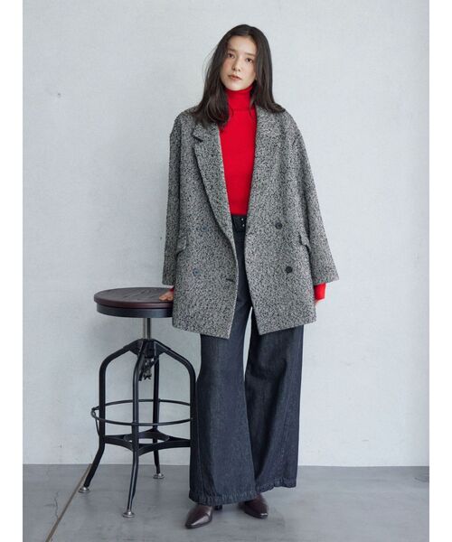 LAGUNAMOON(ラグナムーン)の「ベルテッドルーズワイドデニムパンツ(デニムパンツ・レディース・ブラック/ブルー・SMALL/MEDIUM)」の20枚目の写真