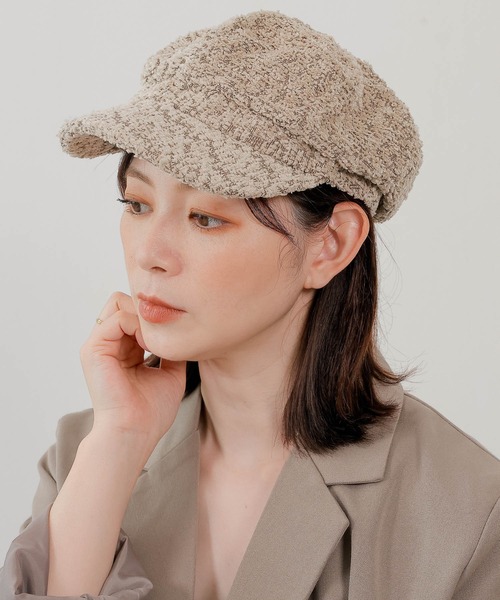 セール】ツイードキャスケット（キャスケット）｜Monocoro toppi