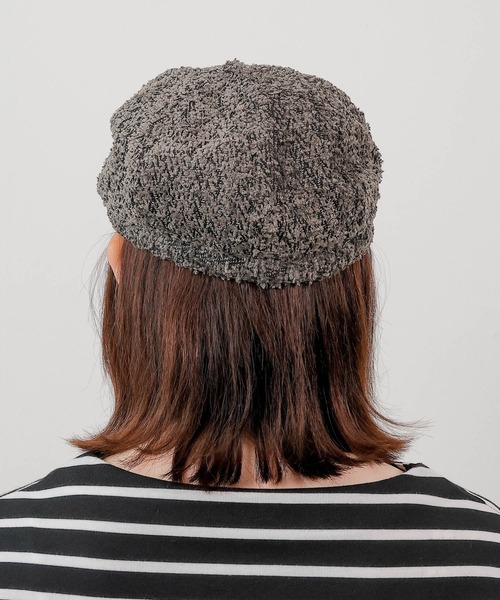 ツイードキャスケット（キャスケット）｜Monocoro toppi