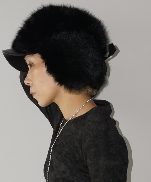 ボリュームファー フライトキャップ cha25a008-ファッション通販サイト