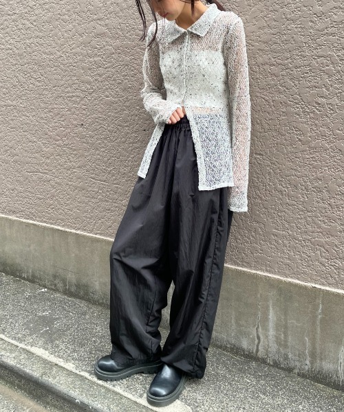 カーブシルエットナイロンパンツ（その他パンツ）｜AIC