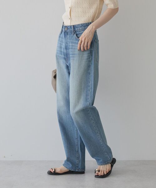 ストレートデニムパンツ L 400 BLUE ストレートデニム / AMERICAN HOLIC | ファッション通販 【公式