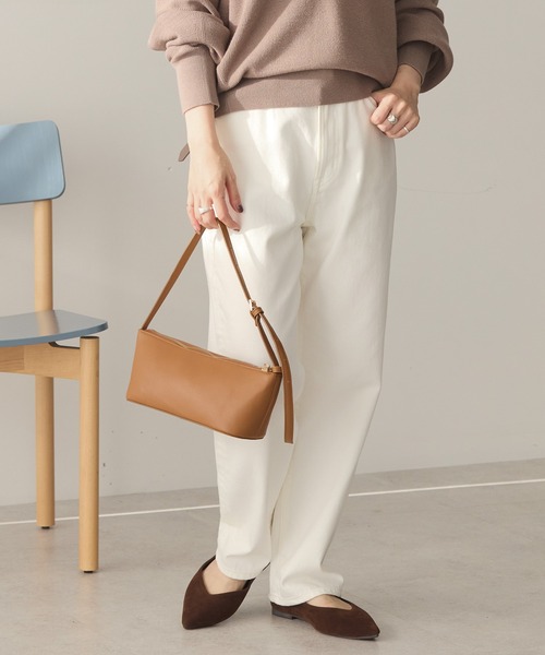 AMERICAN HOLIC(アメリカンホリック)の「ルーズストレートデニム(デニムパンツ・レディース・ワンウォッシュ/ブラック/ライトインディゴブルー/ホワイト・S/L/M/XS)」の1枚目の写真