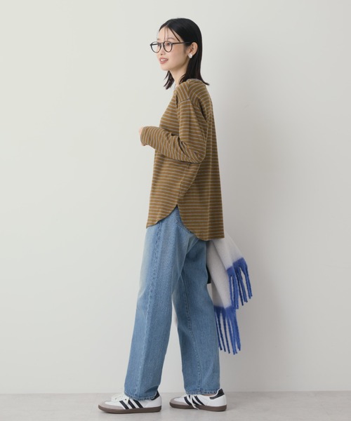 AMERICAN HOLIC(アメリカンホリック)の「ルーズストレートデニム(デニムパンツ・レディース・ワンウォッシュ/ブラック/ライトインディゴブルー/ホワイト・S/L/M/XS)」の19枚目の写真