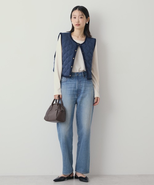 AMERICAN HOLIC(アメリカンホリック)の「ルーズストレートデニム(デニムパンツ・レディース・ワンウォッシュ/ブラック/ライトインディゴブルー/ホワイト・S/L/M/XS)」の18枚目の写真