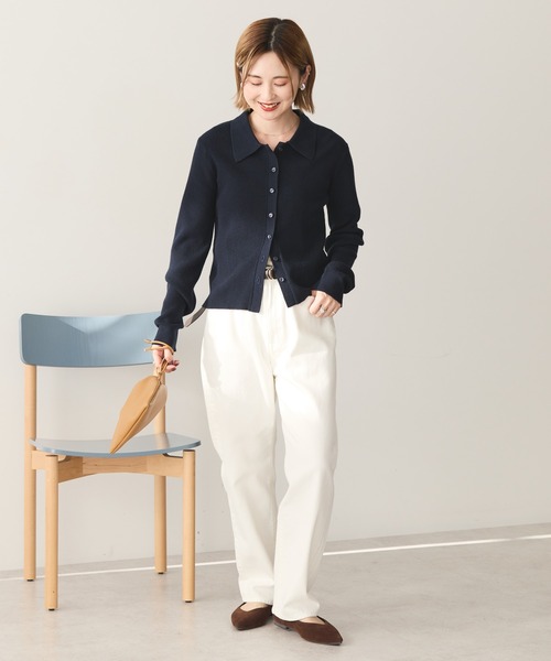 AMERICAN HOLIC(アメリカンホリック)の「ルーズストレートデニム(デニムパンツ・レディース・ワンウォッシュ/ブラック/ライトインディゴブルー/ホワイト・S/L/M/XS)」の5枚目の写真