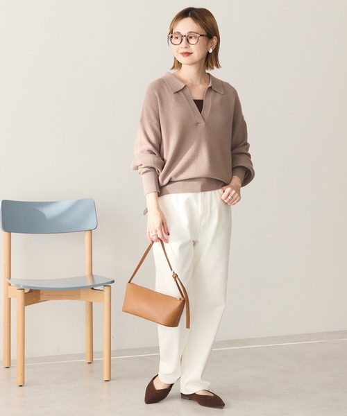 AMERICAN HOLIC(アメリカンホリック)の「ルーズストレートデニム(デニムパンツ・レディース・ワンウォッシュ/ブラック/ライトインディゴブルー/ホワイト・S/L/M/XS)」の7枚目の写真