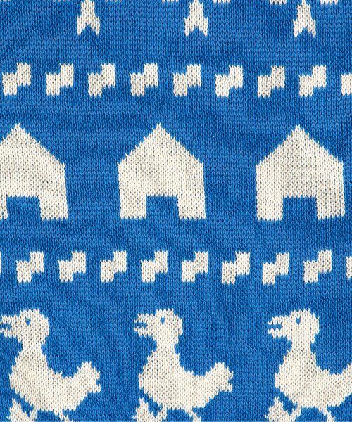BOBO CHOSES（ボボショーズ）の「Farm jacquardセーター【キッズ】（ニット/セーター・キッズ・ブルー・130/100/110/120）」の5枚目の写真