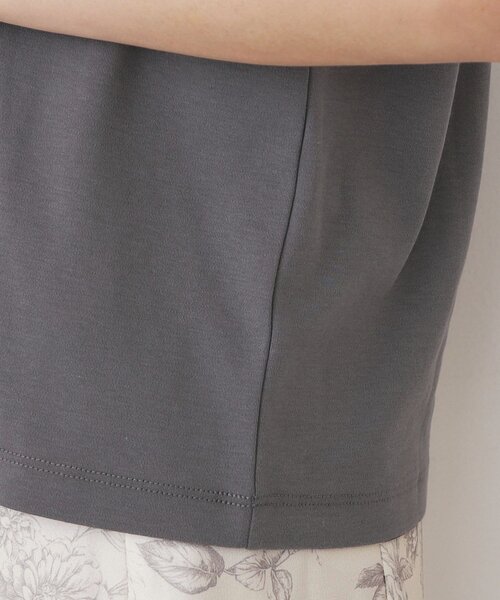 index(インデックス)の「《S-LLサイズ》フロッキーロゴTシャツ【接触冷感/UVケア/洗濯機洗い可】(Tシャツ/カットソー・レディース・オフホワイト/ネイビー/チャコールグレー・42/40/38/36)」の21枚目の写真