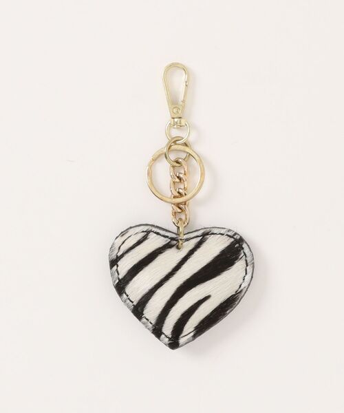 andrea cardone（アンドレアカルドネ）の「【ANDREA CARDONE】ハート型レザーキーチャーム(Q57900)（キーホルダー・レディース・ブラック系その他/ブラック系その他2・ALL）」の3枚目の写真