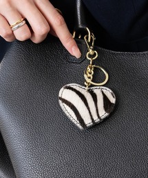 andrea cardone | 【ANDREA CARDONE】ハート型レザーキーチャーム(Q57900)(キーホルダー)