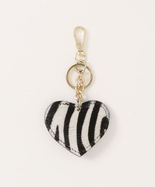 andrea cardone（アンドレアカルドネ）の「【ANDREA CARDONE】ハート型レザーキーチャーム(Q57900)（キーホルダー・レディース・ブラック系その他/ブラック系その他2・ALL）」の4枚目の写真