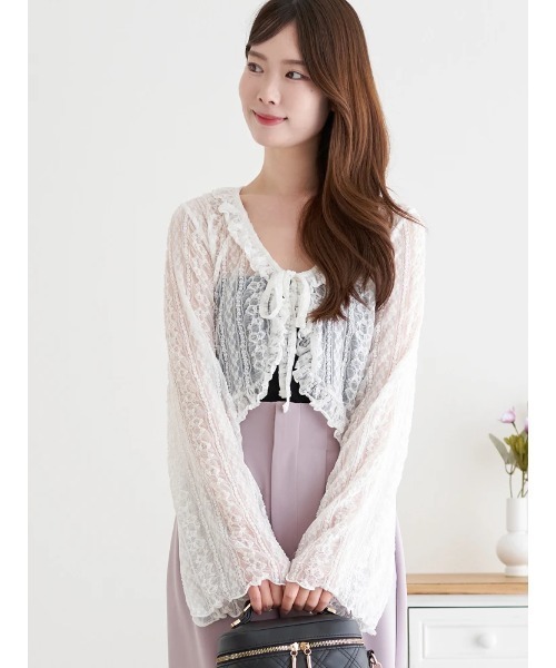 トゥモローランド　ヌキテパ　フリルカーディガン　38500円→18000円→ トゥモローランド ヌキテパ フリルカーディガン 38500円→18000円