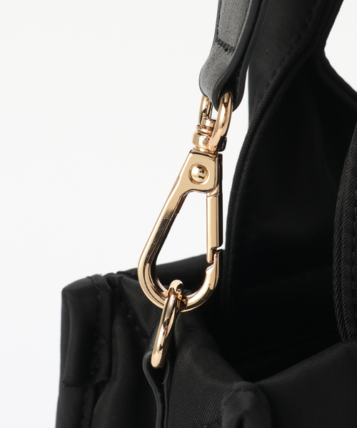 MIAN （ミアン）の「MIAN/ミアン キルティングミニトートBAG（ショルダーバッグ・レディース・ウッド/ブラック・FREE）」の12枚目の写真