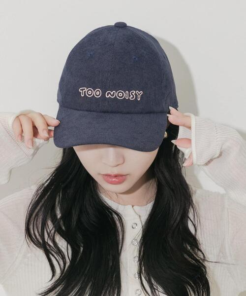 SMELLY（スメリー）の「コーデュロイロゴキャップ（キャップ・レディース・ベージュ/ネイビー/ブラウン・-）」の3枚目の写真