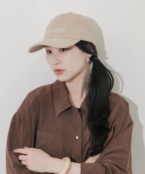 SMELLY（スメリー）の「コーデュロイロゴキャップ（キャップ・レディース・ベージュ/ネイビー/ブラウン・-）」の5枚目の写真
