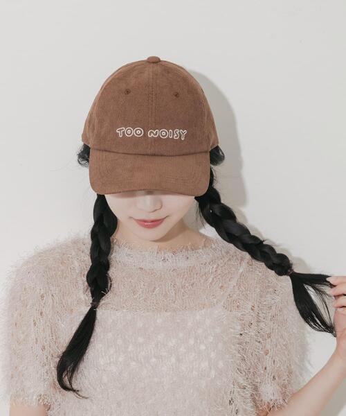 SMELLY（スメリー）の「コーデュロイロゴキャップ（キャップ・レディース・ベージュ/ネイビー/ブラウン・-）」の12枚目の写真