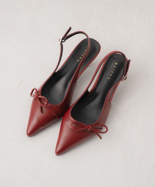 ems excite（エムズエキサイト）の「ポインテッドトゥミュール（その他シューズ・レディース・ブラック/ブラウン/レッド・MEDIUM/LARGE）」の5枚目の写真