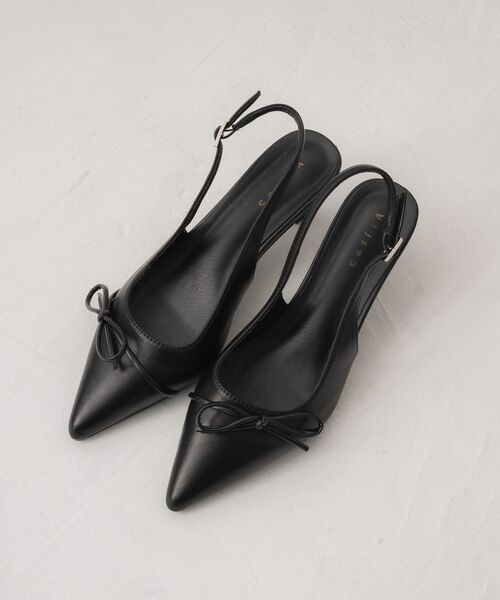 ems excite（エムズエキサイト）の「ポインテッドトゥミュール（その他シューズ・レディース・ブラック/ブラウン/レッド・MEDIUM/LARGE）」の2枚目の写真