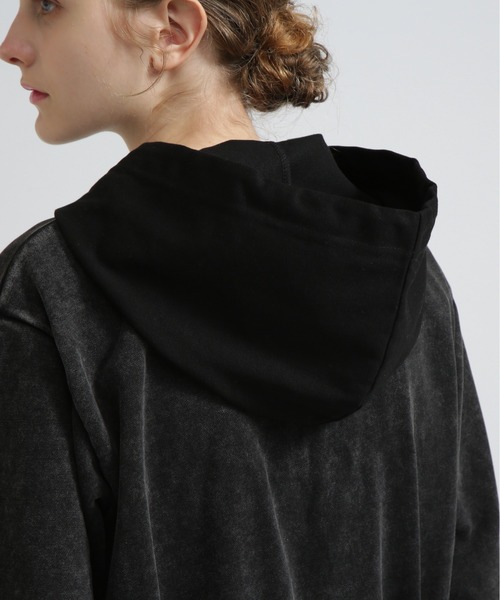 AVIREX（アヴィレックス）の「《直営店限定》FADE WASH ONEPIECE/フェイドウォッシュワンピース（ワンピース・レディース・バーガンディー/ベージュ/ブラック・F）」の12枚目の写真