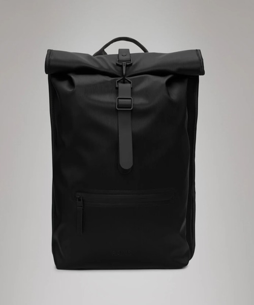 RAINS（レインズ）の「RAINS/レインズ/ロールトップリュックサック/13320（バックパック/リュック・メンズ・ブラック/ブラック系その他・F）」の10枚目の写真