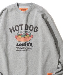 UNIVERSAL OVERALL | 【UNIVERSAL OVERALL】CVC FLEECE GRAPHIC PRINT SWEAT PULLOVER / CVC裏毛 グラフィックプリント スウェットプルオーバー(スウェット)