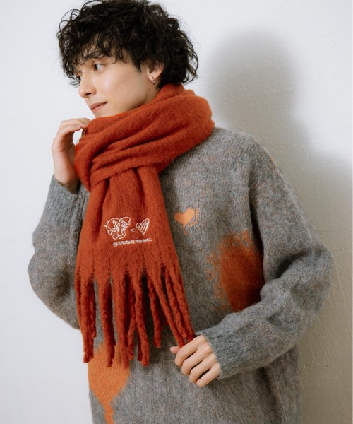 マフラー（レッド/赤色系）ファッション通販 - ZOZOTOWN