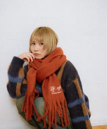 kaoyorinakami｜カオヨリナカミのマフラー（レッド/赤色系）通販