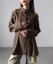 【MAGASIN DE MODE Onjna】ホールドタックマルチウェイシャツ アシンメトリー 3WAY マルチウェイ trc