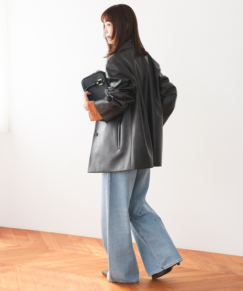 フェイクレザージャケット（その他アウター）｜SLOBE IENA