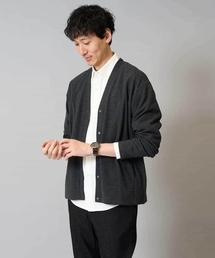 a.v.v（アーヴェヴェ）の「【イージーケア/ストレッチ】ガーターカーディガン【洗濯機で洗える】（カーディガン/ボレロ）」