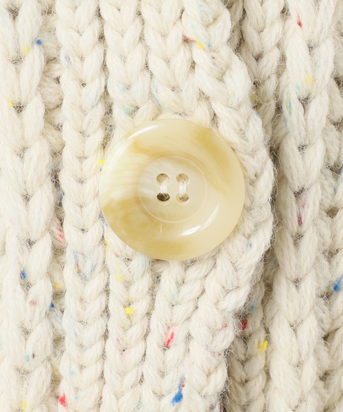 CITYSHOP(シティーショップ)の「GLEN FYNE 別注 CROPPED カーディガン(ニット/セーター・レディース・ブラック/ホワイト・FREE)」の21枚目の写真