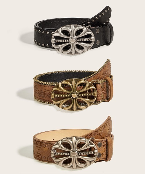 lilful（リルフル）の「Y2K ロックテイスト装飾ベルト（ベルト・レディース・その他/ブラック/ブラウン・F）」の12枚目の写真