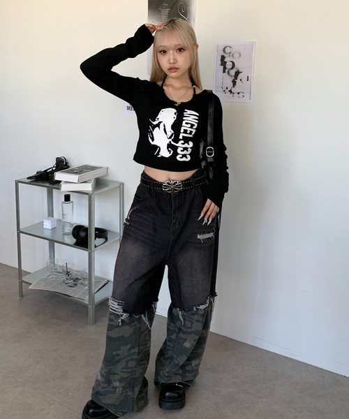 セール】Y2K ロックテイスト装飾ベルト（ベルト）｜lilful（リルフル