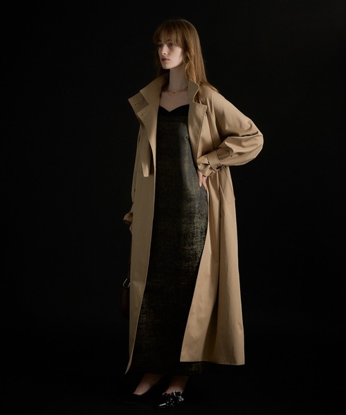 Over lap trench coat（トレンチコート）｜LE'RURE（リルアー）の