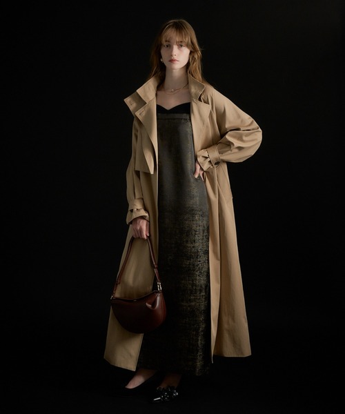 Over lap trench coat（トレンチコート）｜LE'RURE（リルアー）の