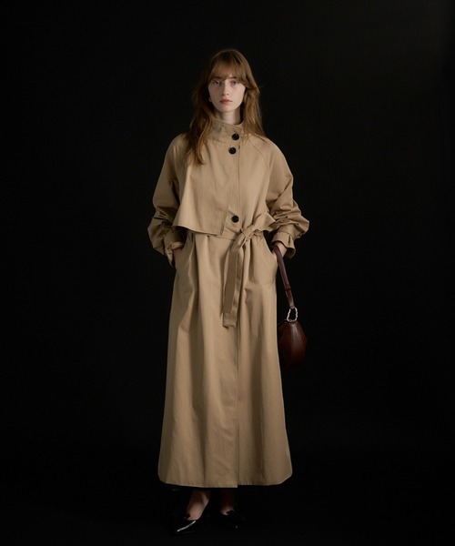 Over lap trench coat（トレンチコート）｜LE'RURE（リルアー）の