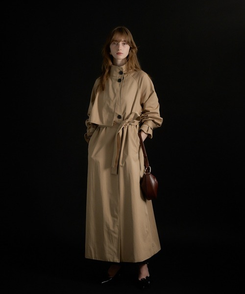 Over lap trench coat（トレンチコート）｜LE'RURE（リルアー）の