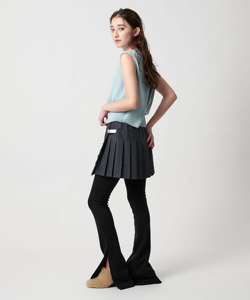 PROTAGONISTA（プロタゴニスタ）の「【別注】＜PROTAGONISTA＞ウエスト スリット ニット（ニット/セーター・レディース・ライトブルー・FREE）」の17枚目の写真