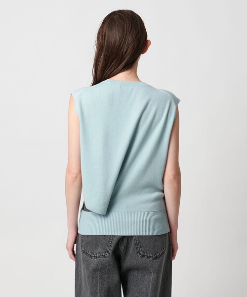 PROTAGONISTA（プロタゴニスタ）の「【別注】＜PROTAGONISTA＞ウエスト スリット ニット（ニット/セーター・レディース・ライトブルー・FREE）」の8枚目の写真