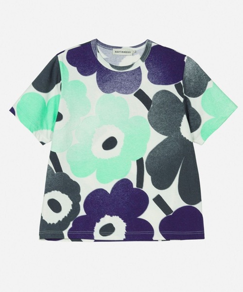 marimekko（マリメッコ）の「【ASIA　EXCLUSIVE】《kioski》 Erna Unikko / t-shirt（Tシャツ/カットソー・レディース・ライトブルー/ライトピンク・X-SMALL/SMALL/MEDIUM/LARGE）」の7枚目の写真