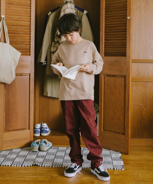 and D. petit main（アンドディープティマイン）の「ストレッチツイルテーパードパンツ（その他パンツ・キッズ・カーキ/ワイン/ブラック/ベージュ・120cm/90cm/100cm/140cm/110cm/130cm）」の17枚目の写真